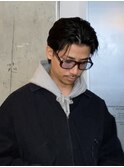 【ステップボーンカット】メンズかきあげショート