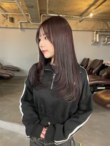 リラクオーレ 三宮 元町(LIRA CUORE)&nbsp;レイヤースタイル×バーガンディーカラー