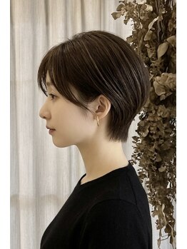アン(un.)の写真/《ショート&ボブ×再現性》Salon帰りのStyleを自宅で再現&KEEP◇髪質や癖を活かす「似合せshort」をご提案*