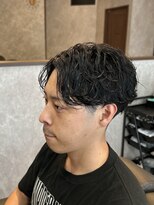 ザ クラン バイ ヘッドライト 仙台長町店(THE CLAN by HEADLIGHT) 【やり過ぎないパーマ】センターパート×シャドウパーマ