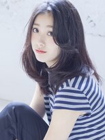 エアー 福岡(AIR)&nbsp;［air-FUKUOKA　竹石］ 暗髪ロブスタイル