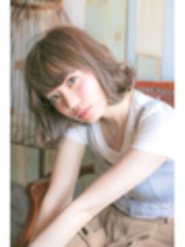 クラン(clan) カジュアルボブ×グレージュ