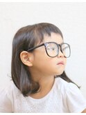 【キッズカット】耳掛けボブ