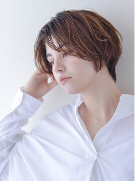 アトリエイトワ(atelier ittowa) イメチェン/ピンクベージュ/前髪/クールショート/美髪/718