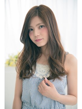 アッシュ ヘアーメイク 桐生(ash hair×make) ミントベージュ×大人可愛いフェアリーパーマ