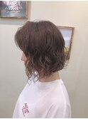 ふんわり垢抜けデジタルパーマボブ