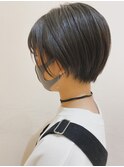 【morio熊本】 10代人気☆シンプル耳かけマッシュショート.k