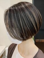 ネックス 表参道本店(nex)&nbsp;旬髪くすみブルーシースルーバングナチュラルモード