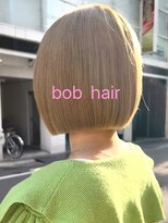 ヘアプレイスソル (HAIR PLACE SoL) ぷつっとボブ/艶髪ブロンド 