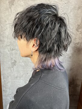 ロンド クラン 岡崎(Lond Clan) ウルフカット_ウルフインナー_インナーカラー