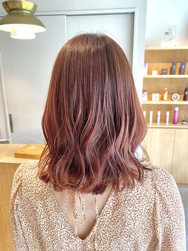 トリート 妙典店(TREAT) ピンクベージュ×イルミナカラー＿TREAT妙典