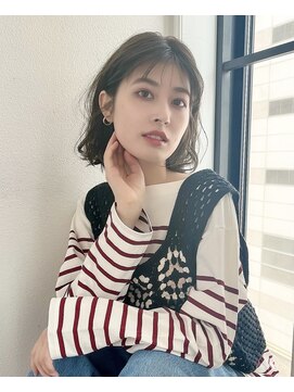 ガーランドツー(Garland 2F) ◎ぱつっとボブ♪大人かわいい小顔カットシースルー前髪《池袋》