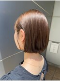 大人かわいい20代30代40代小顔ショコラベージュ Zina本八幡