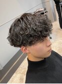 新潟メンズパーマ　新潟波巻き　新潟波巻きスパイラル