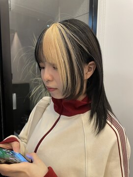 ベンジー 薬院大通店(benji) 顔まわりレイヤー/インナーレイヤー/ポイントブリーチ