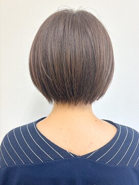 浪漫館 サンク(CINQ) 透明感カラー/ナチュラルブラウン＠岩下2024/5