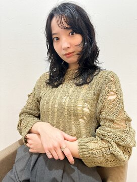 ライラ(LAILA) 暗髪パーマお洒落ヘア