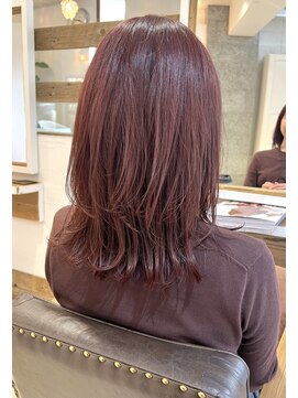 ウツギ(UTSUGI) 大人ミディアム×ピンクブラウン