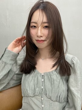 サイン 渋谷(SIGN) ザクザクレイヤーカット巻き方簡単ミディアムロング韓国渋谷