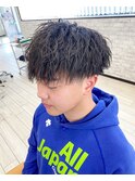 【men's】ツイストパーマ×束感マッシュ by 伊藤真規