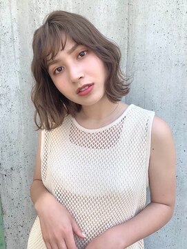 ニスル センター南店(NISURU） 似合わせカット/大人ガーリー/ダークアッシュ/着物/センター南