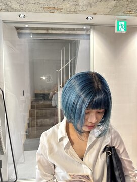 十角髪 ワンブリーチ