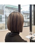 ヘイリーボブ×ミルクティーアンブレラ