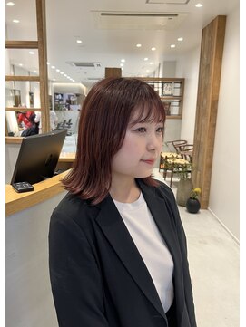 シアン 矢場町店(CYAN.) 寒くなってくるとしたくなるピンクブラウンカラー