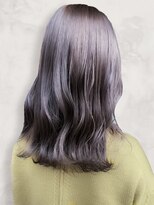 ヘアーズファイン(hair's fine) 透明感♪髪質改善カラー小顔艶感セミロング巻き髪アッシュ