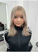 ミルクティーカラー/グレージュカラー