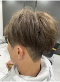 2ブロック×オリーブグレージュ