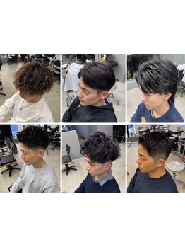 【上前津5分/大須観音6分】平日限定クーポン多数ご用意♪メンズカット＋各種パーマ　\8800