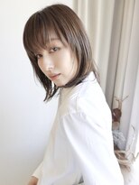 リジェール 鶴舞店 顔まわりレイヤー/ウルフレイヤー/シルキーベージュ/透け感/鶴舞