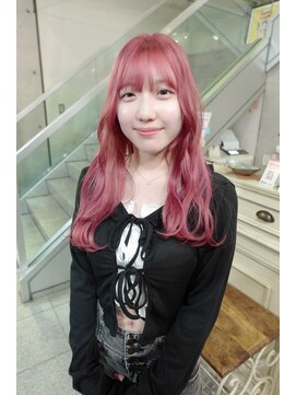 ヘアーデザイン アルエ(HAIR×design ARUE) 【YUGO】春ピンク/くびれヘア