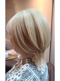 ウルフ×コントラスブロンドベージュ