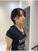 【くせ毛カット】ショートウルフ