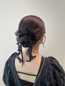 サラ ビューティー サイト 古賀店(SARA Beauty Sight) 【タイトシニヨン×カチモリ】10代20代/浴衣/お呼ばれ