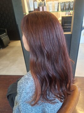 ローレン(LOREM) オレンジレッド×艶カラー11.26ココアベージュ