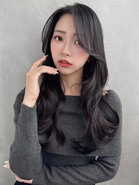 ソヨン 名駅2号店(SOYON) 大人ガーリー/似合わせカット/ヨシンモリ/黒髪ダークアッシュ/s7