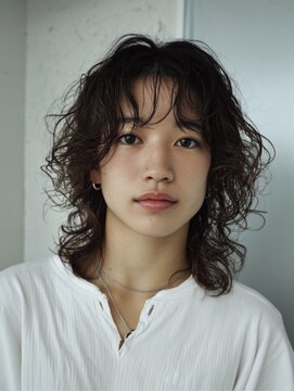 ゼスト 三鷹店(ZEST) ウェーブミディアムワイドバング韓国レイヤーカット/三鷹