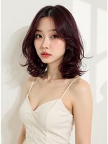 ブロウ ネックス ザ サロン 表参道(VLOW nex the salon) ヴァイオレットカラー レイヤーカット 韓国ヘア 掛札