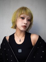 ギークス(GEEKS) 【GEEKS渋谷】ハッシュボブ/デザインカラー/冬カラー/ボブウルフ