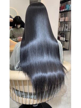 サンド 池袋(sand) 池袋 髪質改善 縮毛矯正 艶髪ストレートロング