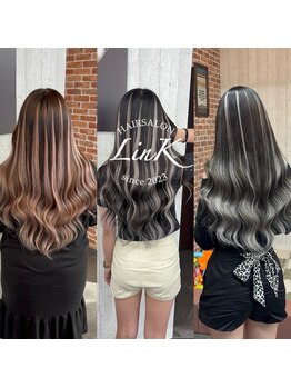 リンク(LinK)の写真/憧れのロングヘアを叶える★世界最高峰人毛100%エクステ！シール・羽エクステでナチュラルに馴染みます♪