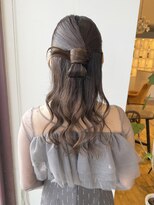 ルッツ(Lutz. hair design)&nbsp;4/26 カチモリ　ハーフアップ【千代田彩夏】