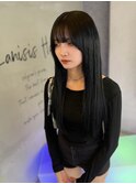 大人黒髪ロング