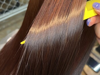シーセブン(CCCCCCC)の写真/ヘアケアマイスター最上級資格取得 KIHOがマンツーマンで施術するこだわりのプラチナストレート★★★