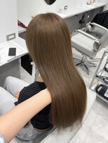 ヴィヒタ 川越 本川越(VIHTA.)&nbsp;透明感ブリーチなしダブルカラー×オリーブベージュ川越本川越
