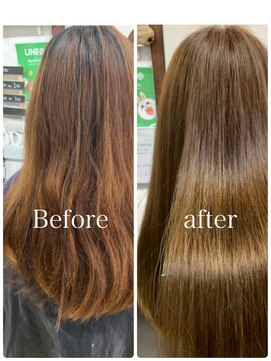 モダ 静岡(MODA) 【縮毛矯正】うるさら☆明るめカラースタイルもダメージレスに◎