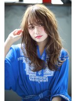 リアン(Lien)&nbsp;Lien☆波打ちウェーブ毛先パーマ×ナチュラルフォギーベージュ